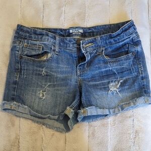 Mossimo Supply Co. Distressed Blue Jean Shorts